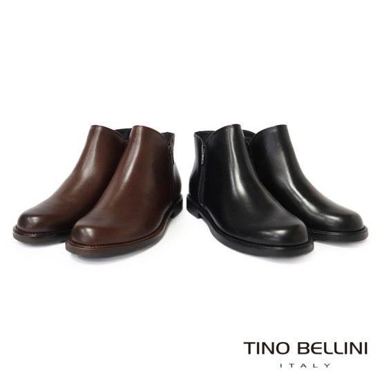 TINO BELLINI 貝里尼 歐洲進口 經典素面 平底短靴 FWMV025-6(咖色)