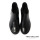 TINO BELLINI 貝里尼 歐洲進口 經典素面 平底短靴 FWMV025-1(黑色)