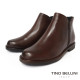 TINO BELLINI 貝里尼 歐洲進口 經典素面 平底短靴 FWMV025-6(咖色)