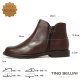 TINO BELLINI 貝里尼 歐洲進口 經典素面 平底短靴 FWMV025-6(咖色)