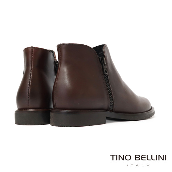 TINO BELLINI 貝里尼 歐洲進口 經典素面 平底短靴 FWMV025-6(咖色)