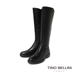 TINO BELLINI 貝里尼 阿爾巴尼亞進口 都會騎士真皮長靴FWXT007-1(黑色)