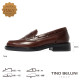 TINO BELLINI 貝里尼 義大利進口 側飾帶造型休閒低跟樂福鞋FYLT056-6(咖色)