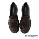 TINO BELLINI 貝里尼 阿爾巴尼亞進口 經典黑 厚底皮革樂福鞋FYLT058-6(咖色)