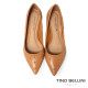 TINO BELLINI 貝里尼 巴西進口個性鉚釘跟鞋FSCT017-9(駝色)