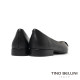 TINO BELLINI 貝里尼 進口羊皮尖頭金屬飾釦平底娃娃鞋FSCT020-1(黑色)