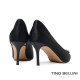 TINO BELLINI 貝里尼 進口尖頭緞面鑽飾細跟高跟鞋FSEV007-1(黑色)