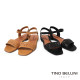  TINO BELLINI 貝里尼 巴西進口編織平底涼鞋FSJT019-9(駝色)