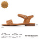  TINO BELLINI 貝里尼 巴西進口編織平底涼鞋FSJT019-9(駝色)