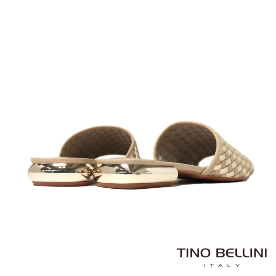  TINO BELLINI 貝里尼 巴西進口編織造型涼拖鞋FSRV003-F(金色)
