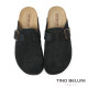 TINO BELLINI 貝里尼 歐洲進口懶人軟木底拖鞋FZ0T003-1(黑色)
