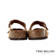 TINO BELLINI 貝里尼 歐洲進口 BIONATURA 腳床舒適鞋 男款 雙飾扣造型 軟木軟底 拖鞋HM0B002A-9