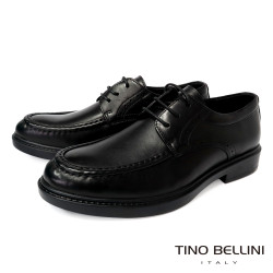 TINO BELLINI 貝里尼 香港進口 綁帶紳士鞋HM3T075A-1(黑色)