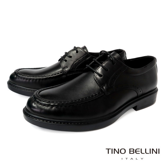 TINO BELLINI 貝里尼 香港進口 綁帶紳士鞋HM3T075A-1(黑色)