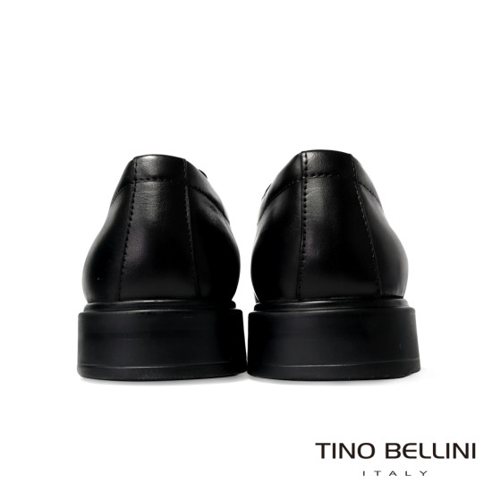 TINO BELLINI 貝里尼 香港進口 綁帶紳士鞋HM3T075A-1(黑色)