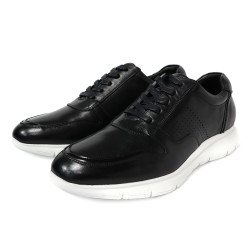 真皮綁帶男士休閒鞋HM4O020-1