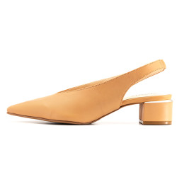 V形鞋口後拉帶低跟鞋FS1V0003-3