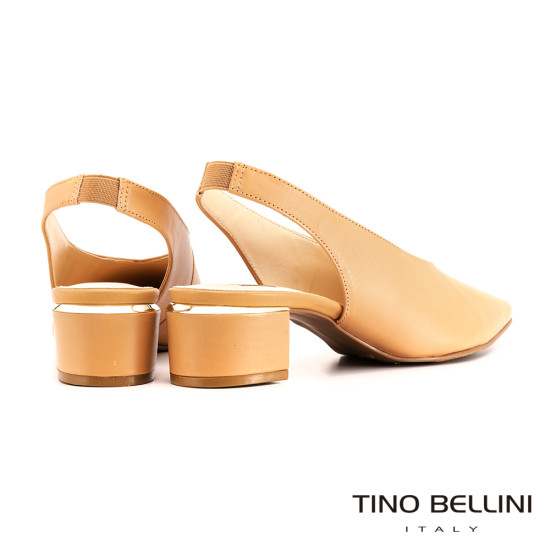 V形鞋口後拉帶低跟鞋FS1V0003-3