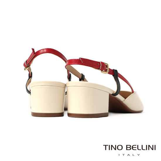 尖頭後釦帶粗跟鞋FS2T0005-3