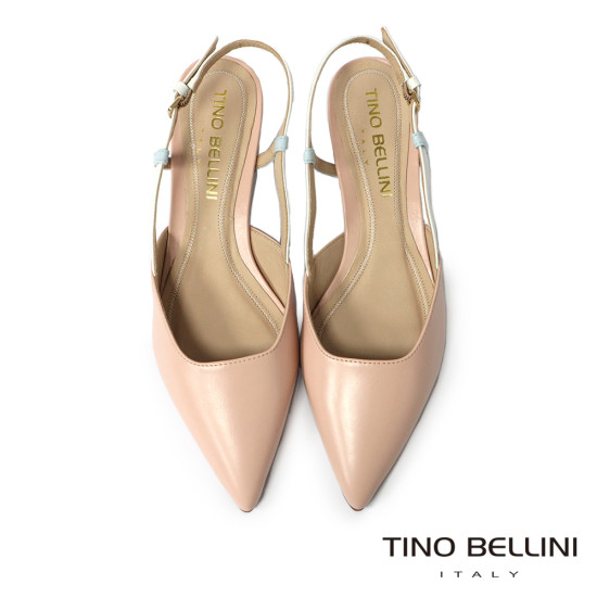 尖頭後釦帶粗跟鞋FS2T0005-7