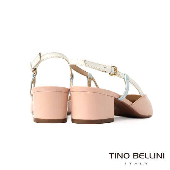 尖頭後釦帶粗跟鞋FS2T0005-7