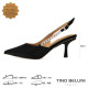 TINO BELLINI 貝里尼 香港進口 絲綢鑽飾後繫帶高跟鞋FS2V001-1