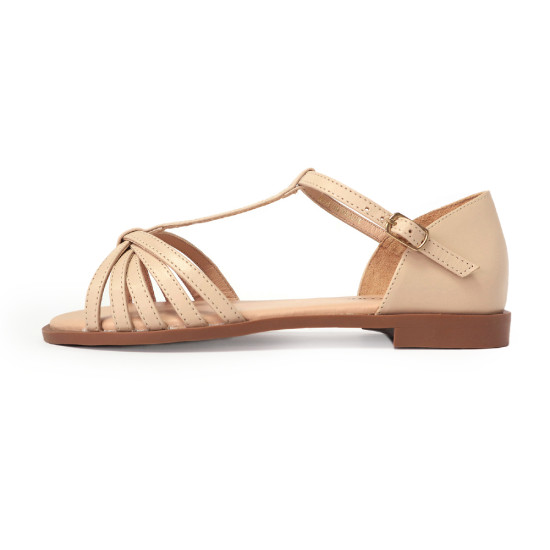 T字細帶平底涼鞋FS7T004-3