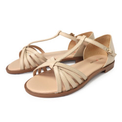 T字細帶平底涼鞋FS7T004-3