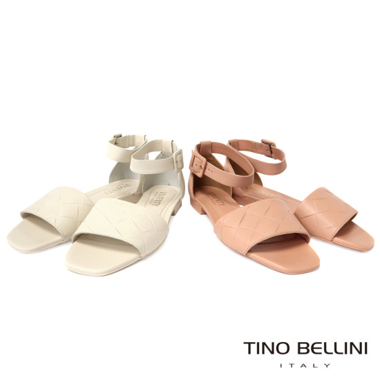 菱格紋平底涼鞋FS8V001-3