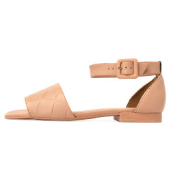 菱格紋平底涼鞋FS8V001-3