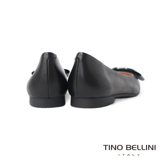TINO BELLINI 貝里尼 香港進口 圓環飾蝴蝶結平底鞋FSBT0008-1