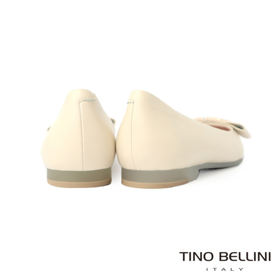 TINO BELLINI 貝里尼 香港進口 圓環飾蝴蝶結平底鞋FSBT0008-3