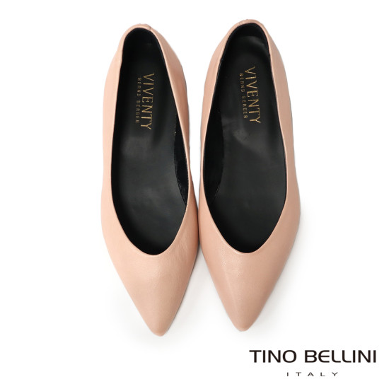 TINO BELLINI 貝里尼 義大利進口 素面尖頭平底鞋FSBV015-3