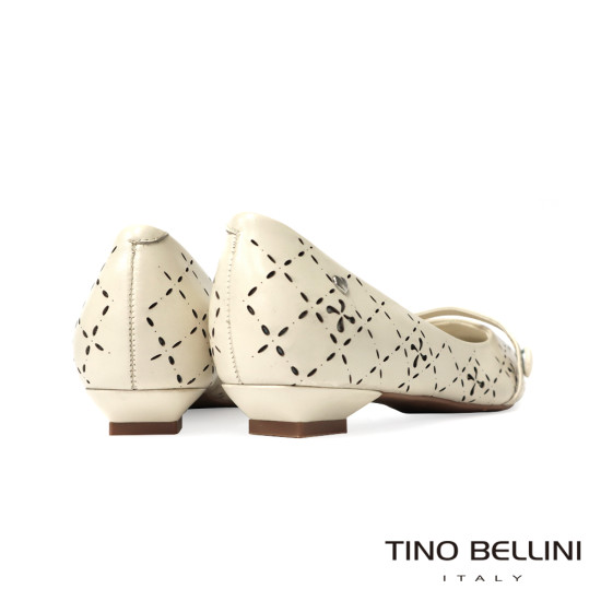 刻花尖頭低跟鞋FSCT013-0