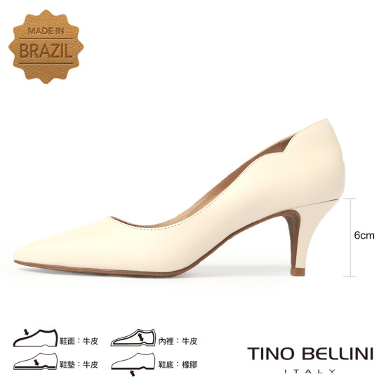 微曲線尖頭跟鞋FSEO0001-0