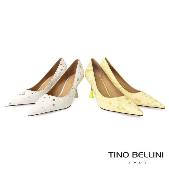 異材質拼接高跟鞋FSEV006-G