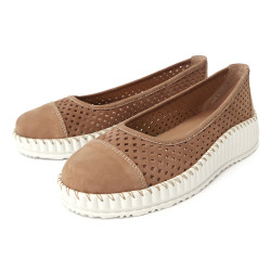 菱格鏤空厚底娃娃鞋FSFO001-9