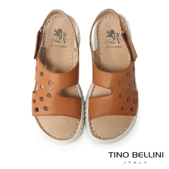 簍空魔鬼氈後帶厚底涼鞋FSJO010-9