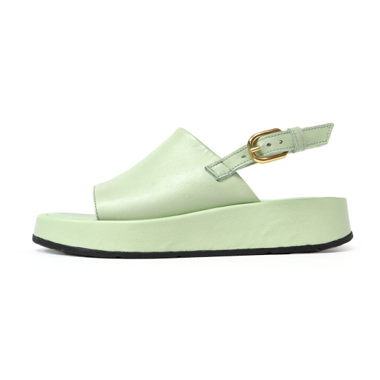 糖果色寬面厚底涼鞋FSJO012-5