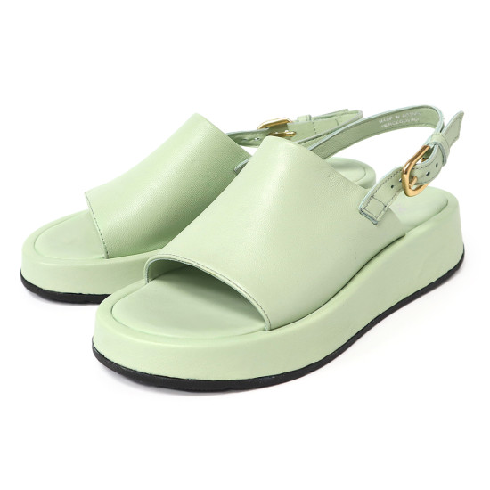 糖果色寬面厚底涼鞋FSJO012-5