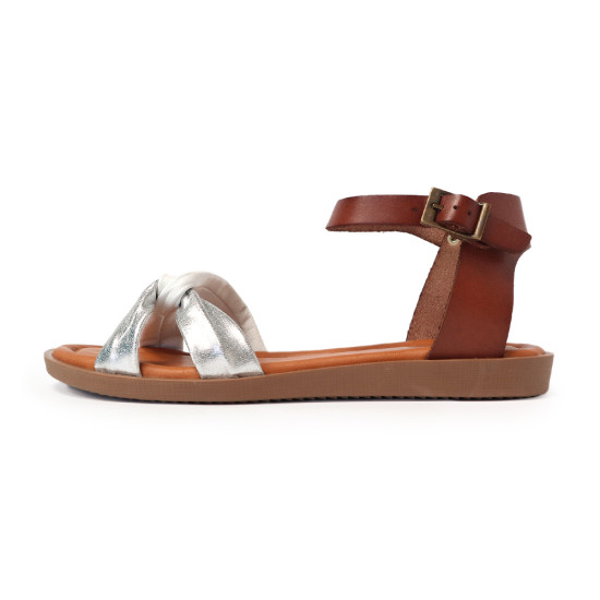 撞色扭結涼鞋FSJV005-M