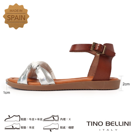 撞色扭結涼鞋FSJV005-M