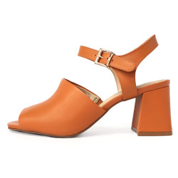 魚口繫踝粗跟涼鞋FSLT0015-9