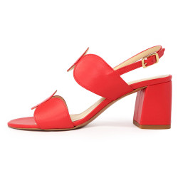 義大利點點粗跟鞋FSLV0002-2