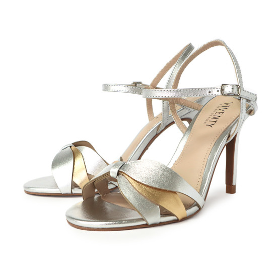 蝴蝶結繫踝高跟鞋FSMV006-D