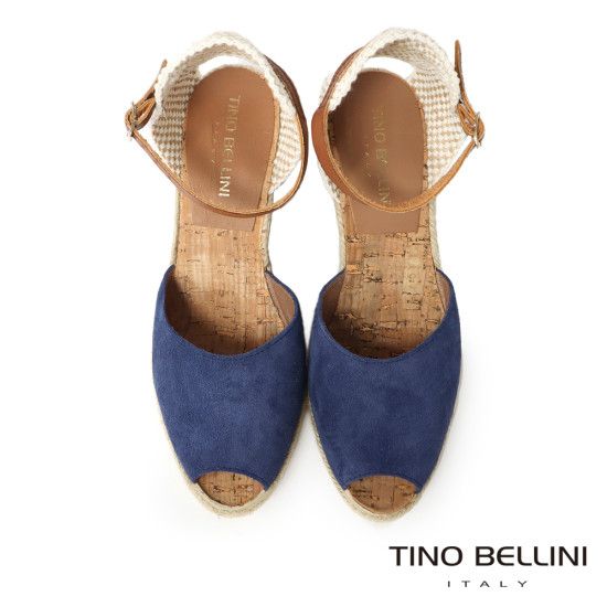 露趾麻邊楔型涼鞋FSNT004-4