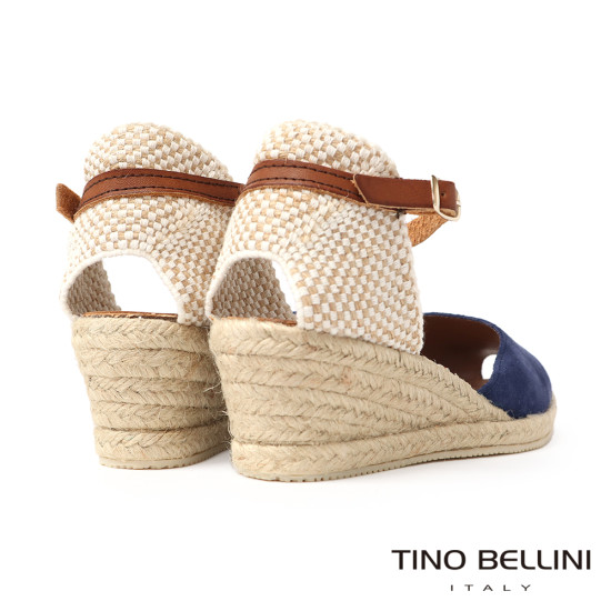 露趾麻邊楔型涼鞋FSNT004-4