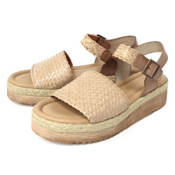 西班牙編織釦帶厚底涼鞋FSOT0004-3