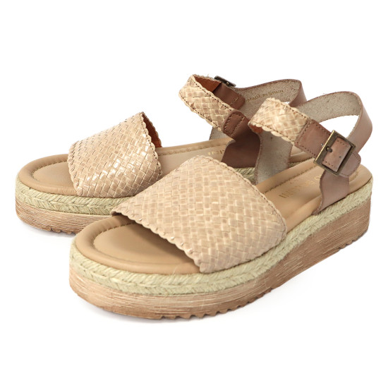 西班牙編織釦帶厚底涼鞋FSOT0004-3