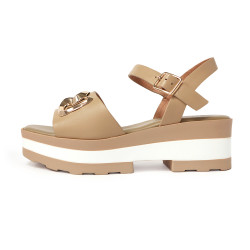 飾釦厚底涼鞋FSOV011-3